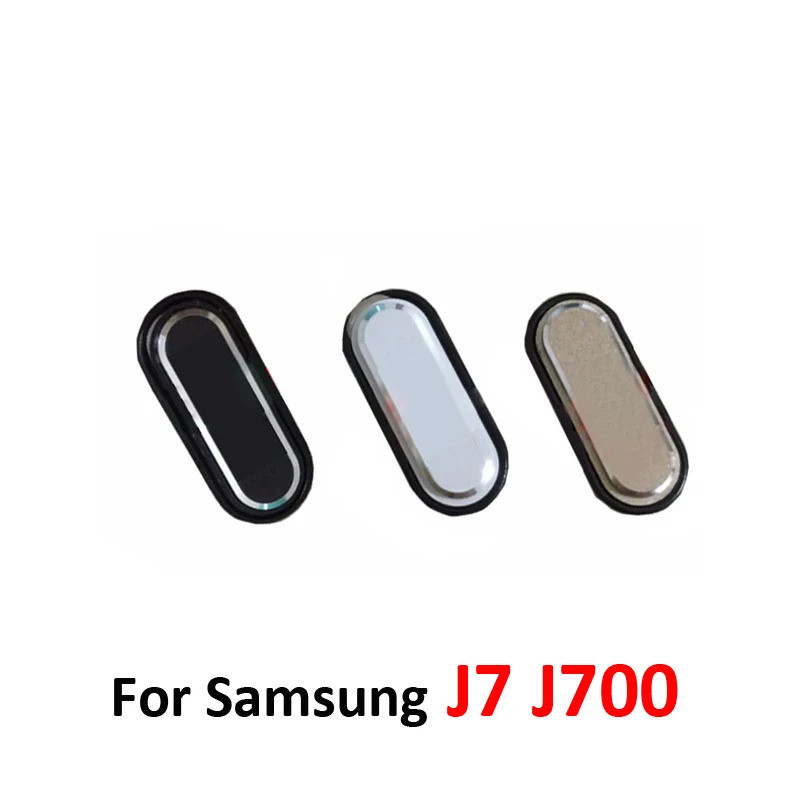สําหรับ Samsung Galaxy J7 2015 J700 J700F J700M J700H J700T โทรศัพท์ Flex สายใหม่ปุ่มคีย์สีดําสีขาวท