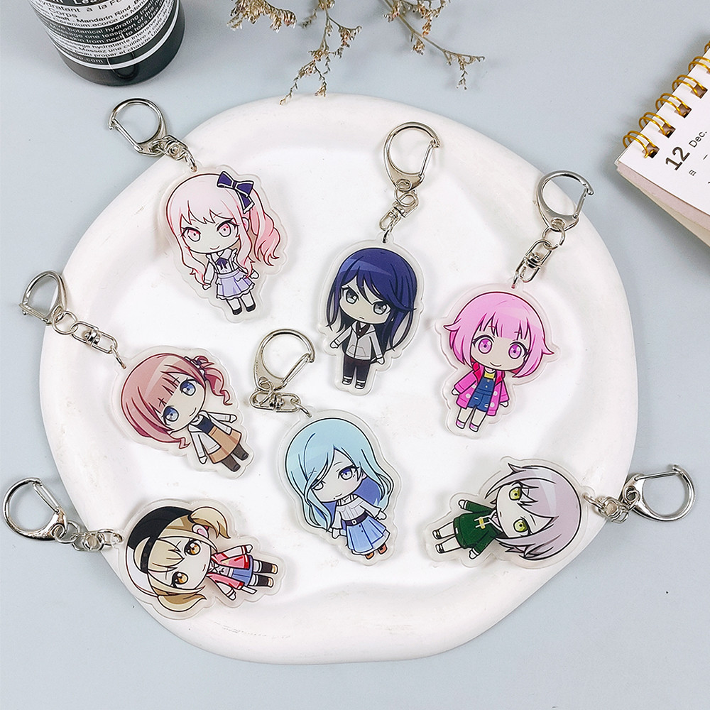 อะคริลิคอะนิเมะพวงกุญแจโครงการ เซไก จี้สองด้านกระเป๋าเป้สะพายหลังเครื่องประดับเพื่อนของขวัญ - รูปที่ 5