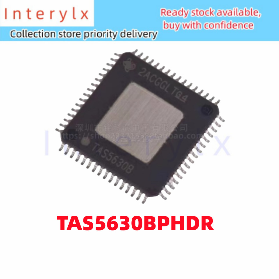 1 ชิ้น/ล็อตใหม่เอี่ยม TAS5630BPHDR TAS5630B TAS5630 บรรจุภัณฑ์ HTQFP-64 เครื่องขยายเสียงชิป ic