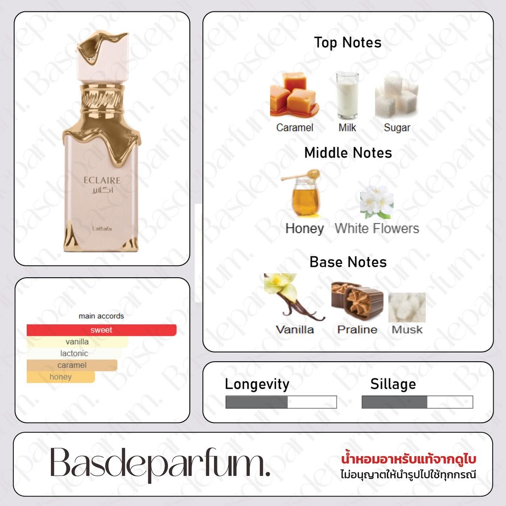 น้ำหอมอาหรับ Eclaire Lattafa Perfumes