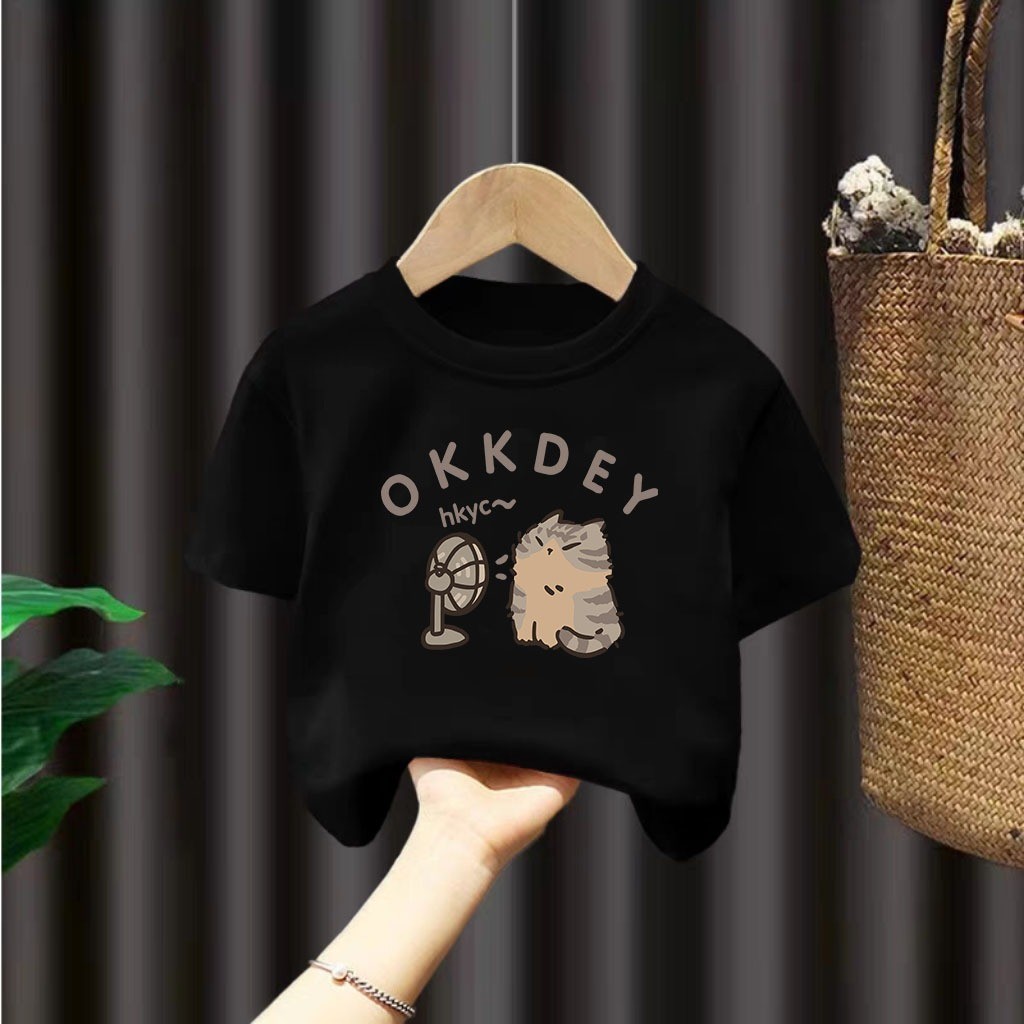 JH SHOP เสื้อยืดเด็ก เสื้อยืดแขนสั้นสำหรับเด็ก ลายน่ารัก ใส่สบาย นุ่ม เด็กชายเด็กหญิง( 2-6 ปี ) - รูปที่ 7