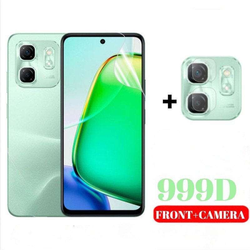 Ultra-thin Hydrogel ด้านหน้า + ฟิล์มกล้อง Combo สําหรับ Infinix Hot 50i 50 40i 40 30i 30 20S 20i 20 