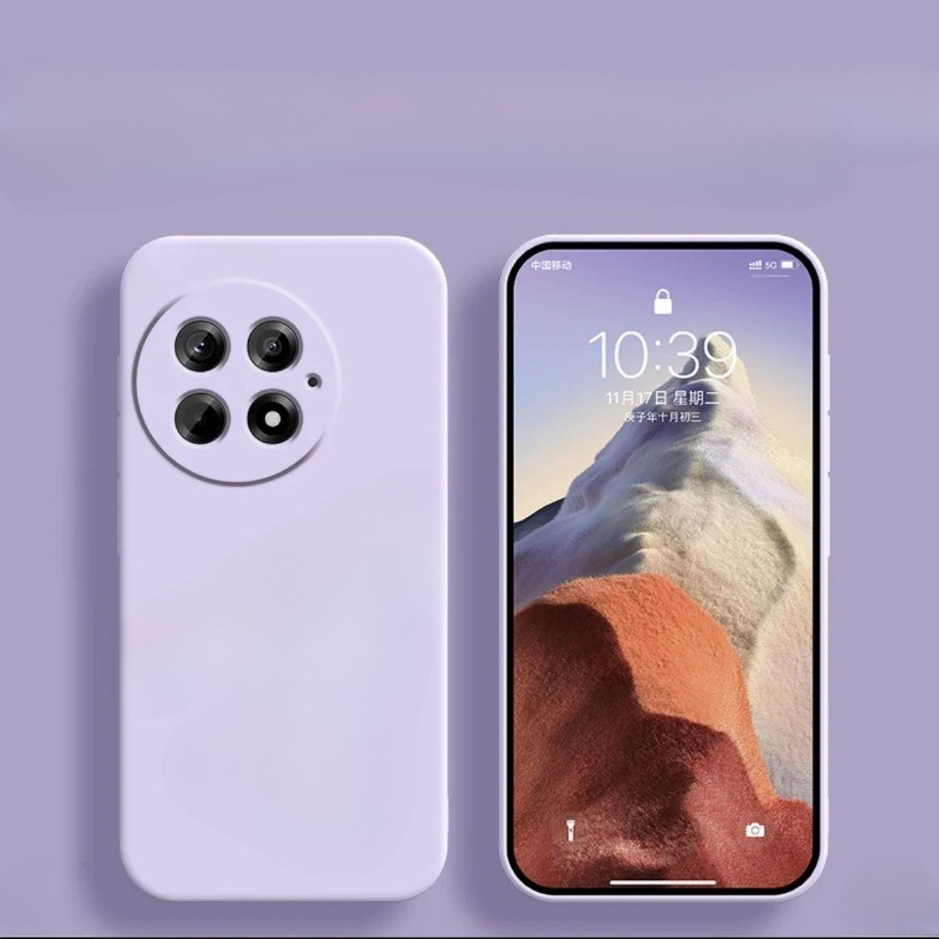 สําหรับoneplus 13 กรณีOneplus 13 13R 12 12R 11 ฝาครอบCoque Fundasซิลิโคนเหลวนุ่มTPUกลับโทรศัพท์กันชน