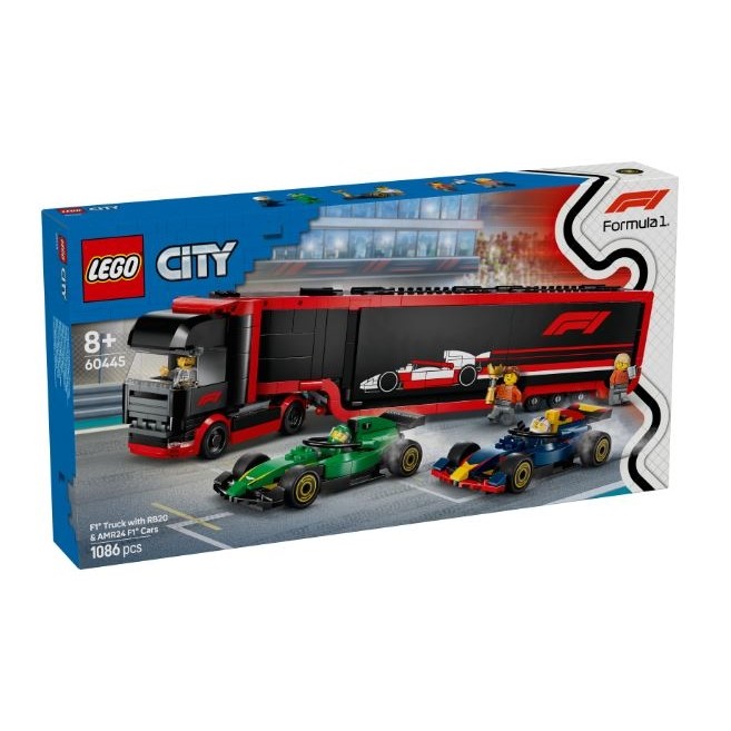 LEGO City F1 Truck with RB20 & AMR24 F1 Cars 60445 (#25464)