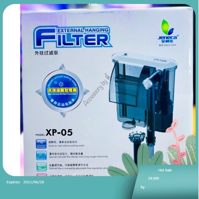 Jeneca XP-05 กรองแขวนข้างตู้