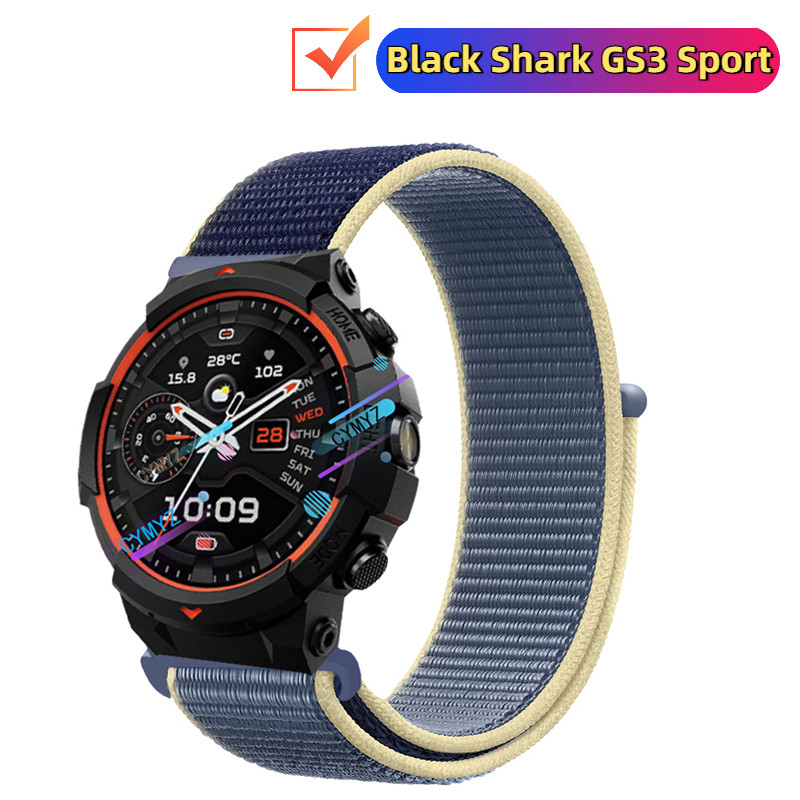 Black Shark GS3 สายสปอร์ต สายไนลอน Black Shark GS3 Sport Smart watch สายนาฬิกา สายรัดข้อมือกีฬา