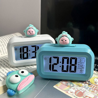 นาฬิกาปลุกปลาตัวตลกสีสันสดใสการ์ตูนขนาดเล็กเดสก์ท็อปตกแต่งเค…