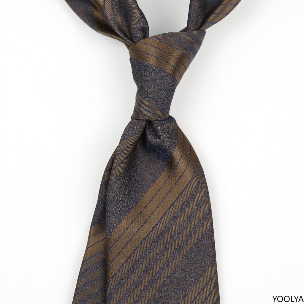 Maillard แฟชั่น 8 ซม. Casual ธุรกิจอย่างเป็นทางการ Tie ผู้ชาย Retro Beige กาแฟแชมเปญเนคไท - รูปที่ 3