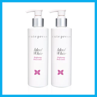 Cute Press Ideal White Brightening Body Lotion [220ml x 2pcs].