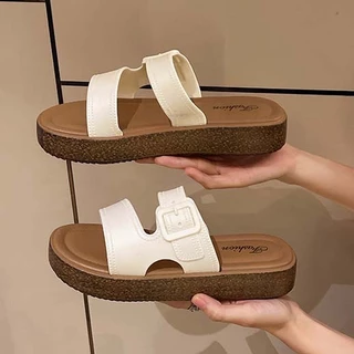 FULFILL รองเท้าแตะแบบสวม สไตล์มินิมอล ใส่สบาย มีให้เลือกทั้งหมด 3 สี *พร้อมส่ง*
