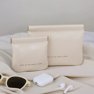 3ขนาด กระเป๋าลิปสติกสําหรับสตรี กระเป๋าใส่เครื่องสำอาง ซองใส่แว่นตาหนัง PU ช่องเก็บของปิดอัตโนมัติ กระเป๋าเงินเ