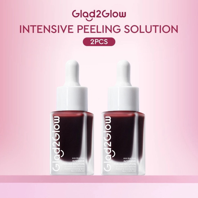 GET 2 Glad2Glow Peeling Solution 15mI AHA BHA PHA INTENSIVE Face Brightening Face Serum ybGlad2Glow Peeling Solution 15mI AHA BHA PHA INTENSIVE Face Brightening Face Serum de