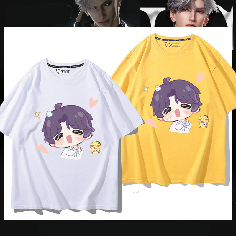 Rafayel Love และ Deepspace เกม TShirt Rafayel Qiyu TShirt สําหรับสาวผู้หญิง TShirt S-5XL