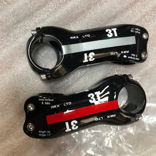 ฝาอลูมิเนียม Potang carbon 3T 17 องศา - สีดําแดง