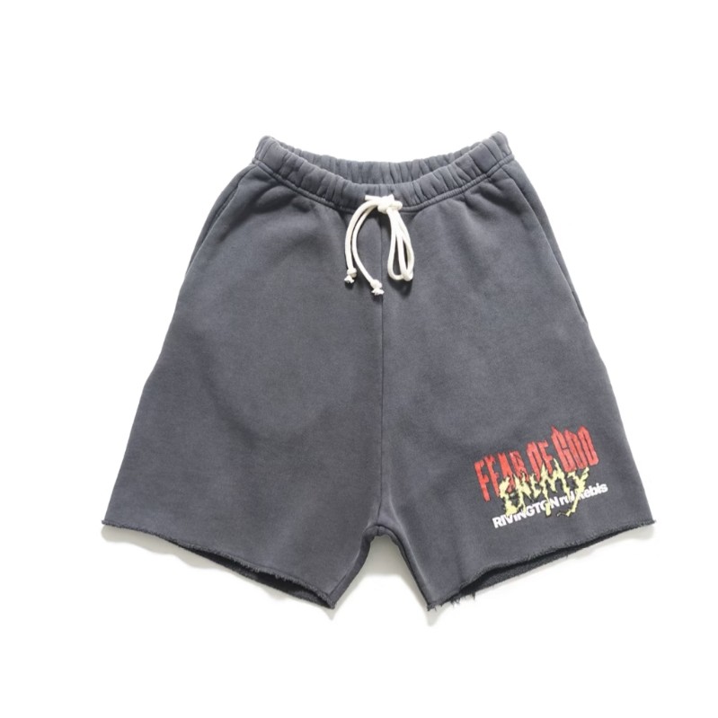 Rrr-123 SS "Look ความอ่อนแอของศัตรู" 123X God fearing Wash กางเกงขาสั้นหลวม