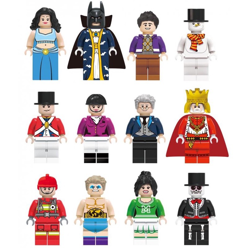 นักบินอวกาศหมอพยาบาลดับเพลิงตุ๊กตาทหารเด็กของเล่นอาคารบล็อก - รูปที่ 4