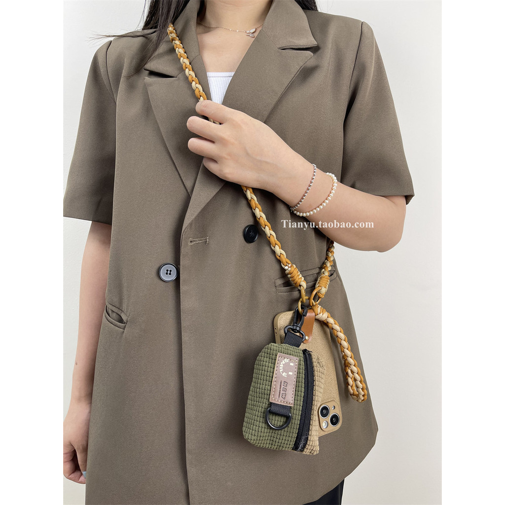 ANDY กระเป๋าใบเล็กแฟชั่นสามารถถือโทรศัพท์มือถือRetro Travelกระเป๋าใส่เหรียญเหมาะสําหรับApple 13proเค