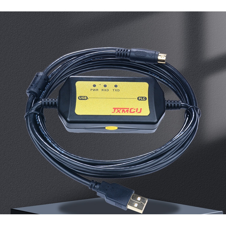 สายโปรแกรมมิ่ง PLC USB-SC09-FX+ สําหรับ Mitsubishi FX2N 1N 1S FX3U