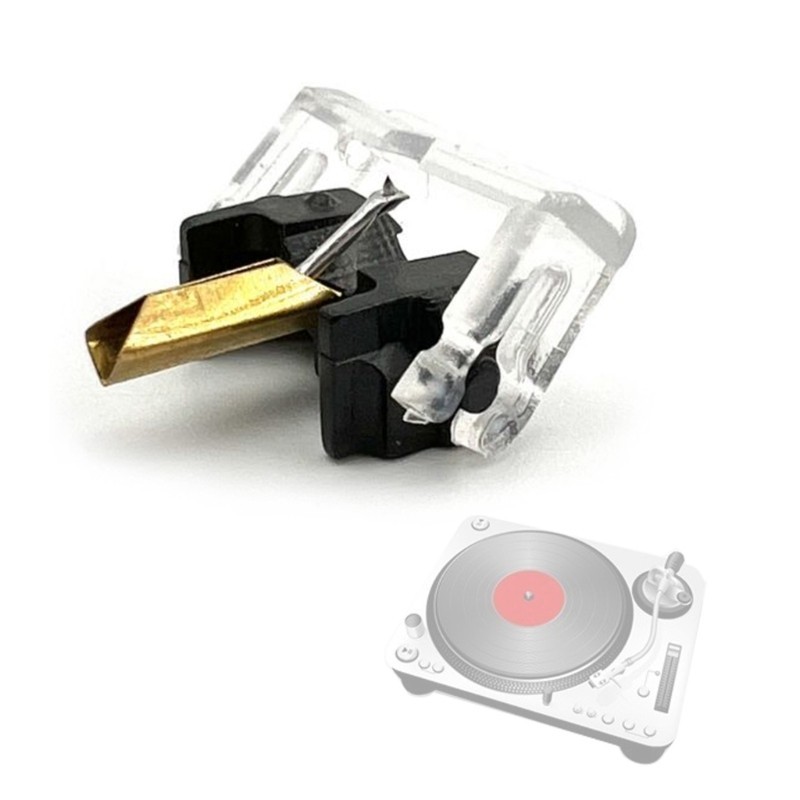 QUU เปลี่ยนเข็ม Turntable Stylus สําหรับ M44G M44-7 M55E N44-7 อะไหล่