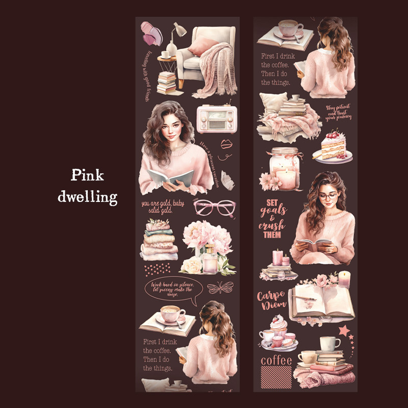 Mr. Paper 200 ซม./โรล เทปกันน้ำ ชุดตก แต่งเวลาอ่านอบอุ่น คุณสมบัติการประกอบบัตรเครดิตแบบสร้างสรรค์ โทรศัพท์มือถือ การ์ดอวยพร แก้ว เทปตก แต่ง