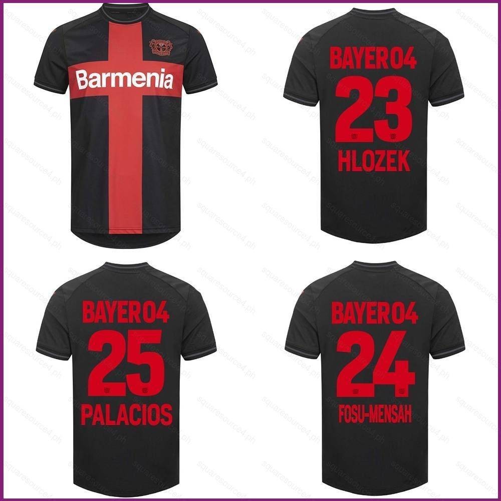 Yx 2023-2024 Bundesliga Bayer 04 Leverkusen Hlozek Fosumensah Palacios เสื้อยืด พลัสไซซ์ สําหรับเด็ก และผู้ใหญ่