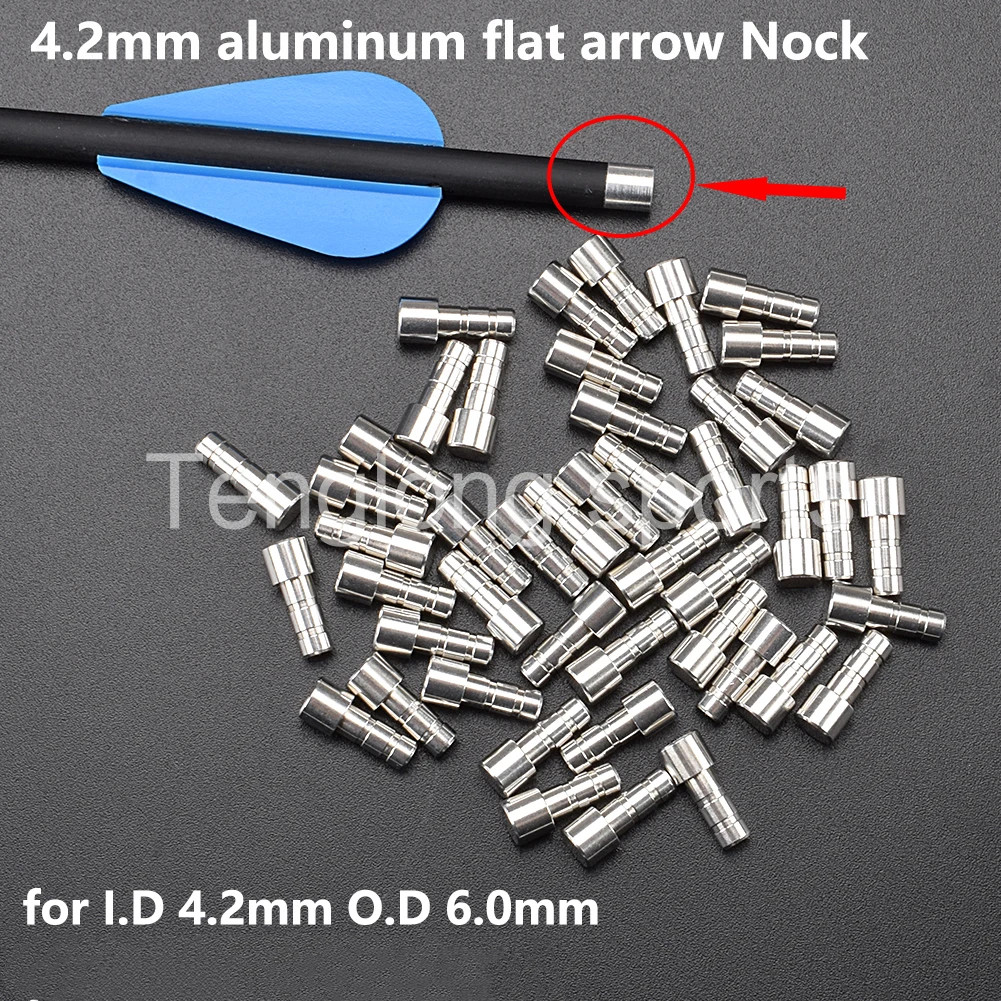 Id4.2 น็อคอลูมิเนียมอัลลอย แบบแบน สําหรับ I.D 4.2 มม. O.D เพลา 6.0 มม. 12 ชิ้น ต่อล็อต