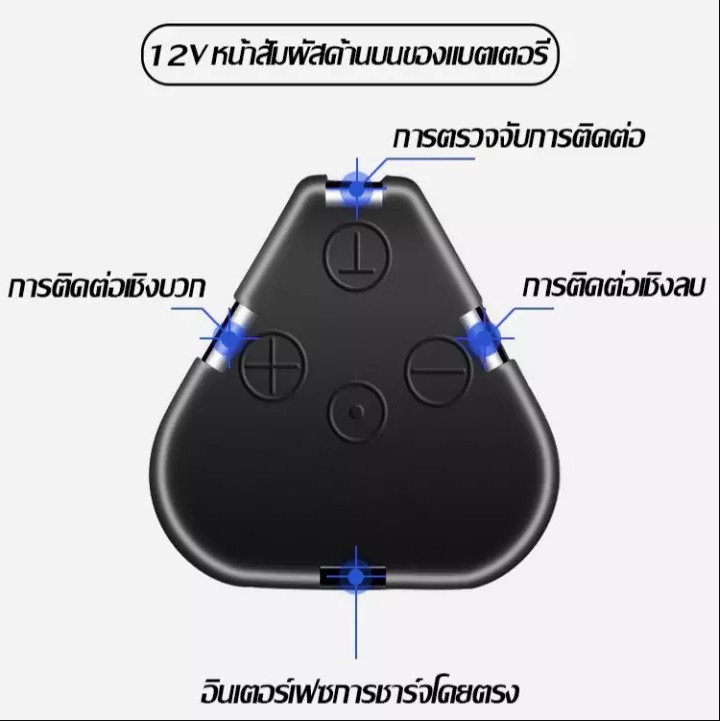PINSEN แบตเตอรี่เครื่องตัดหญ้าไฟฟ้า แบตเครื่องตัดหญ้าไร้สาย ขนาด 9000 mAh สามารถใช้กับ สว่านไร้สาย 12 โวลล์ แบต - รูปที่ 3