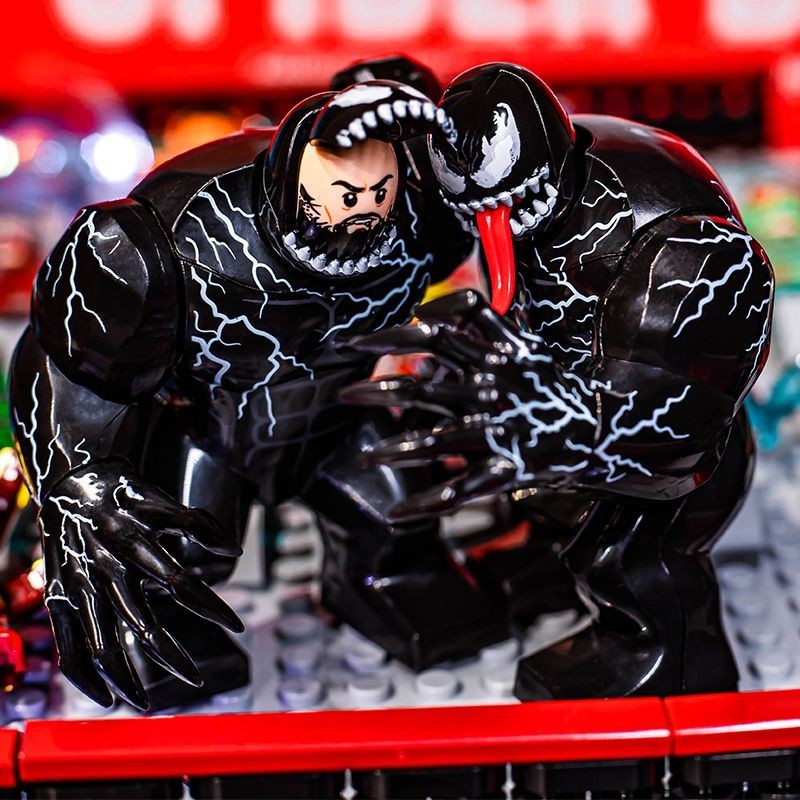 Marvel Venom 2 ภาพยนตร ์ Third Party Minifigure Building Block ของเล ่ นประกอบรุ ่ น Lego Spiderman 3 Iron Man P5TB