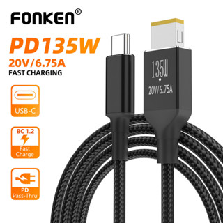 Fonken PD 135W Type-C Charger USB-C ถึง Square USB Charger C…