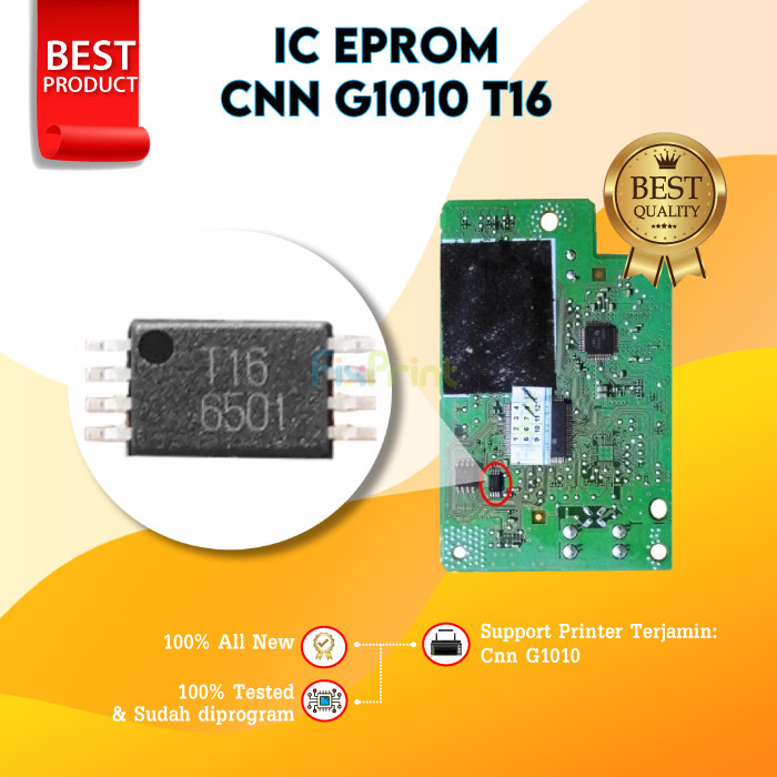 Canon G1010 T16 Eprom IC, Canon G1010 Eeprom Reset IC, Canon G1010 T16 เครื่องพิมพ์รีเซ็ต