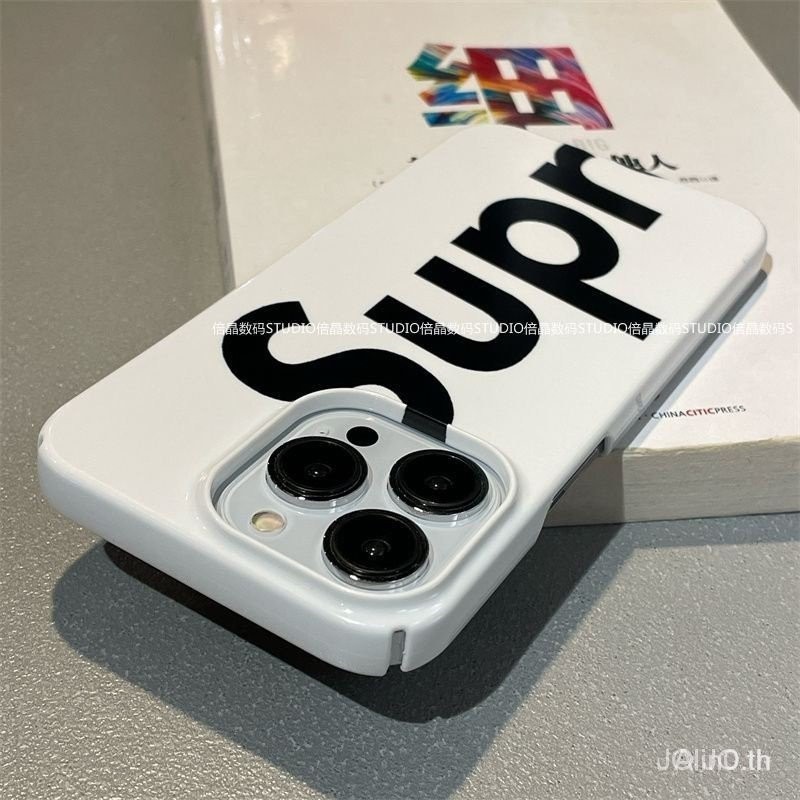 Iphone 7 8 plus x xs xr xsmax 11 12 13 14 15 pro max mini mwh8 Simple Street Letter กันกระแทก Hard Case เคสโทรศัพท ์