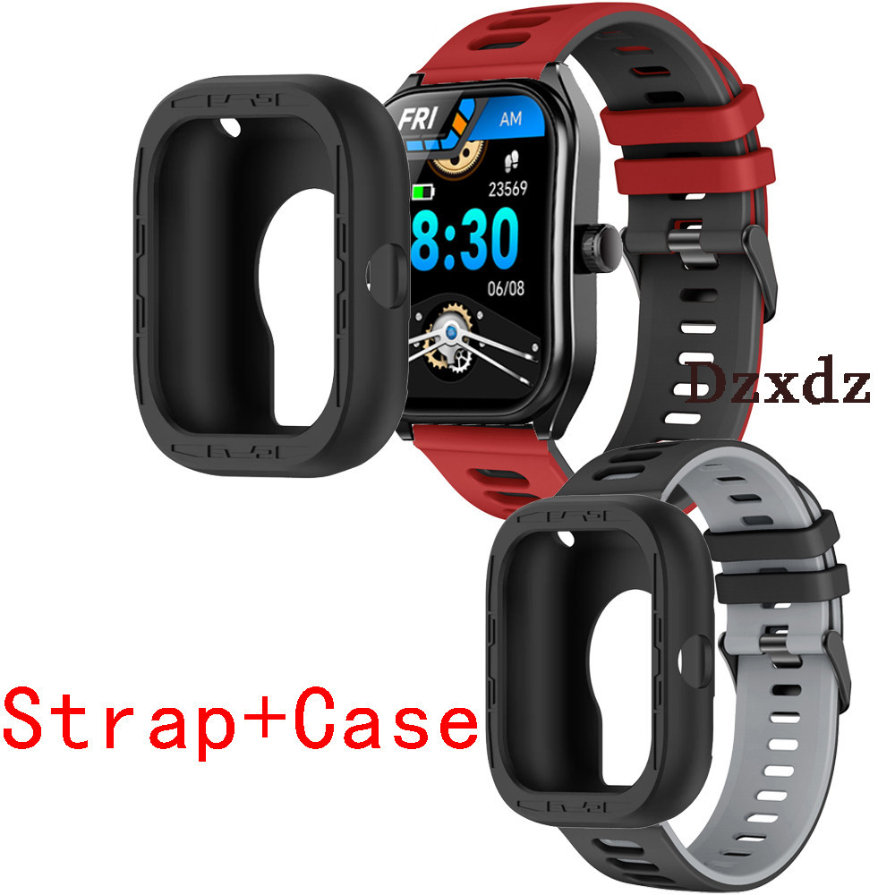 เคส  Aolon Curve สมาร ์ ทนาฬิกาป ้ องกันหน ้ าจอฝาครอบอุปกรณ ์ เสริมสําหรับ Aolon Curve SmartWatch ส