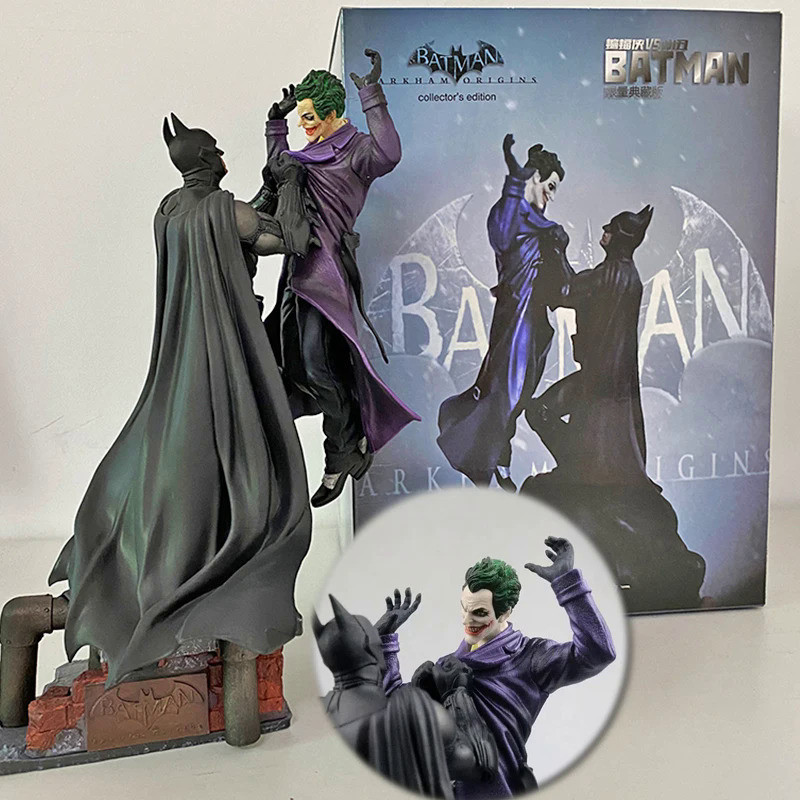 Batman VS Joker Action Figure Arkham การ ์ ตูนอะนิเมะ Bruce Wayne Joker รูปฐาน Big รูปปั ้ นคอลเลกชันฮาโลวีน