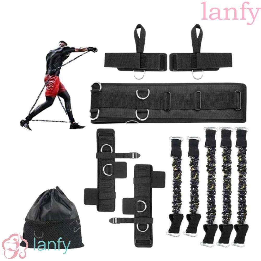 Lanfy มวยการฝึกอบรมความต ้ านทาน Band, ยางยืดหยุ ่ นแบบพกพา Resistance Bands, เพิ ่ มระเบิด Power Professional ฟิตเนสยืดสายรัดออกกําลังกาย Expander โยคะออกกําลังกาย