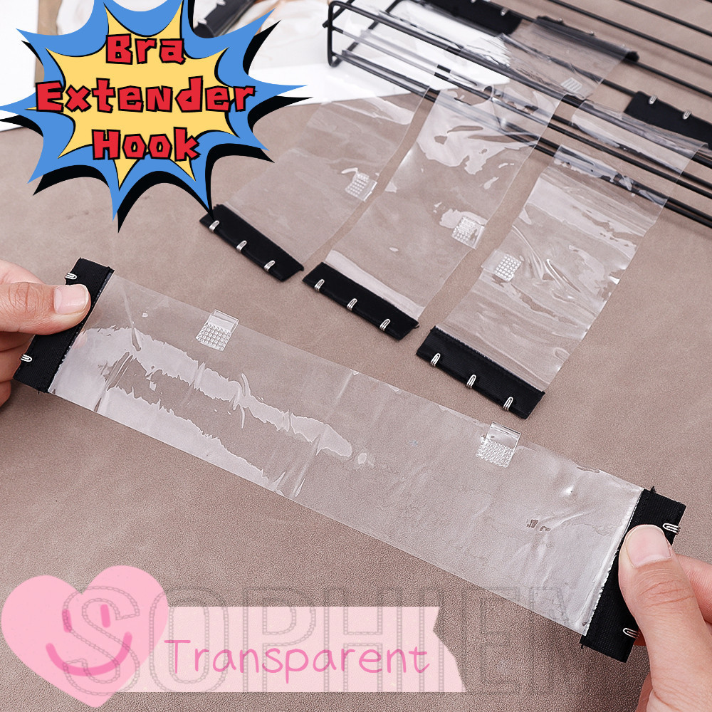 Bra Extender Hook - ที่มองไม่เห็น โปร่งใส TPU ลื่นสบาย - สายรัดชุดชั้นในไร้รอยต่อ - ส่วนขยายสําหรับ Fit Comfort - Bra Clasp Extender