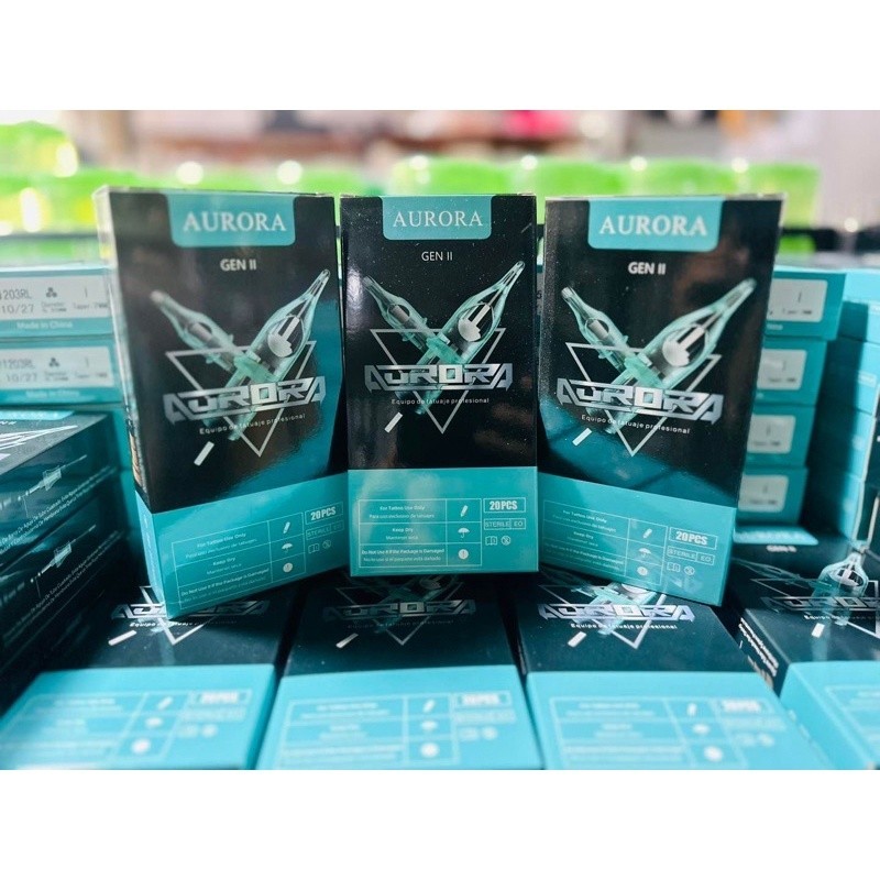 เข็มฮอค เข็มสัก Aurora GEN ll 2 M1 CM RL RS  เข็มฮอค 20เล่ม/กล่อง
