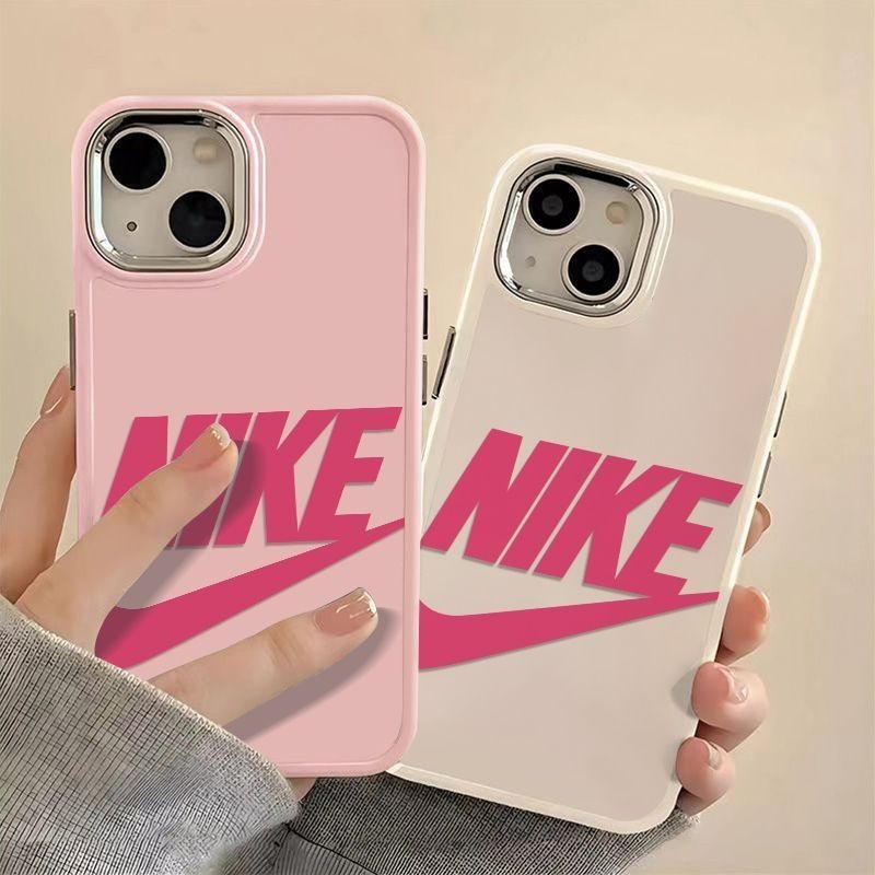 เคสโทรศัพท ์ กันกระแทกด ้ านสีชมพูสําหรับ iPhone 14pro 12 / 13promax 11 XR 15promax 7/8Plus ปกอ ่ อน