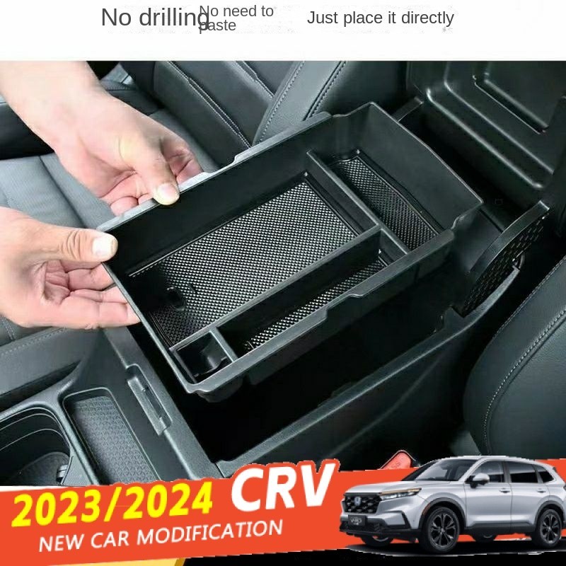 2023/2024 HONDA CRV Armrest Box Storage Box Modified Dedicated 24 Types Haoying ภายในคอนโซลกลางคอนโซลกล่องเก็บ