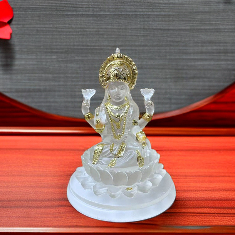 Hot Sale#Hot-Selling New Products Indian Miaoyin Goddess Statue Southeast Buddha Statue Water Glaze Fairy Statue Resin CraftsMQ5L 0YHX