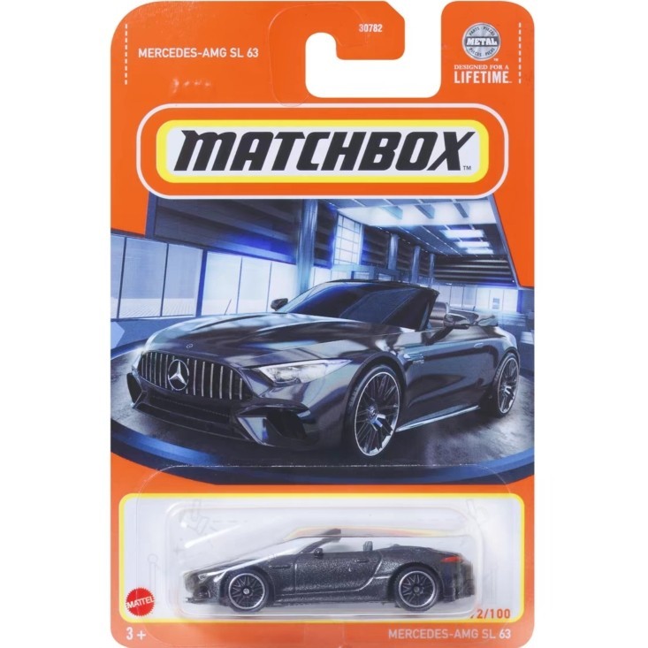 Matchbox Matchbox MERCEDES-Benz SL63 Supercar สีเทาเข ้ ม MERCEDES SL63 72 24D