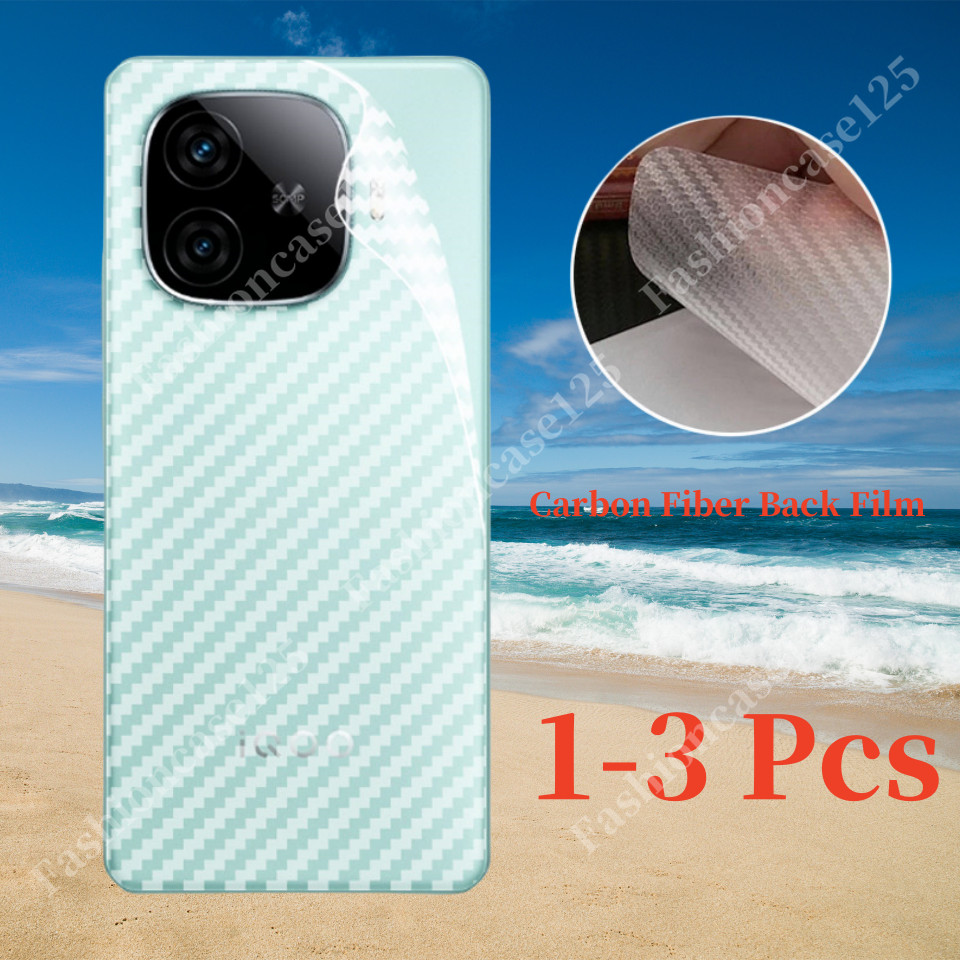 Iqoo Z9 5G Z9x 2024 กลับฟิล์มคาร์บอนไฟเบอร์สําหรับ iQOO Z9 Z9x Turbo 5G Z 9 Z 9x iqz9 2024 ฟิล์มนุ่ม