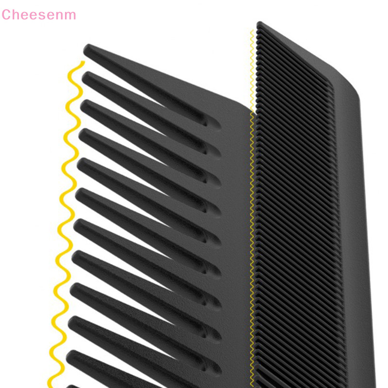 Cheenm ชุดหวีคาร์บอนไฟเบอร์มืออาชีพผมหางหวี Salon Cutg Comb TH
