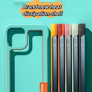 เหมาะสําหรับ IPhone 15 14 13 12 Pro Max Mini Plus Drop และ Collision ถุงลมนิรภัยป้องกันกรณี Cooling เคสโทรศัพท์