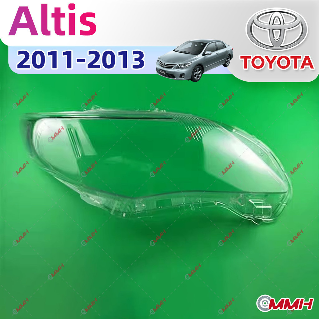 สําหรับ Toyota Altis 2011-2013 เลนส์ไฟหน้า ฝาครอบไฟหน้า ไฟหน้ารถยนต์ ไฟหน้าสําหรับ ฝาครอบไฟหน้าตรงรุ