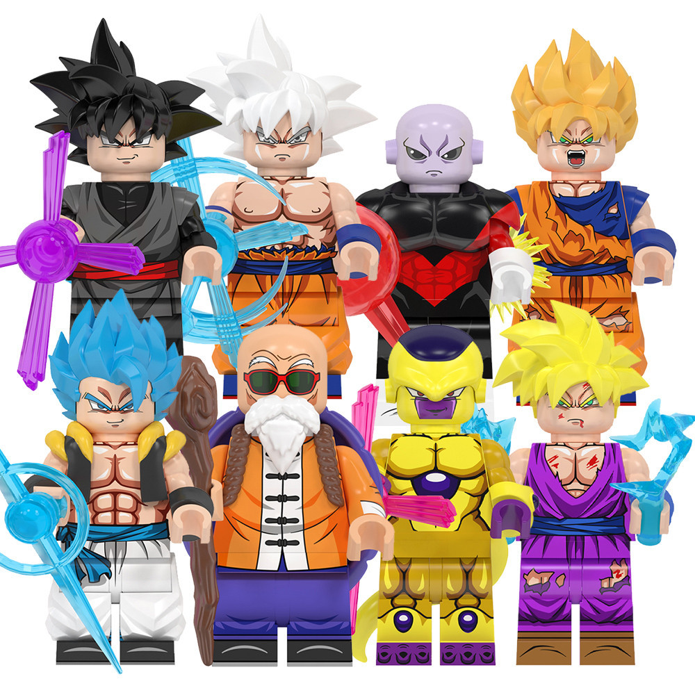 บล็อก Dragons Master Roshi Goku Jiren Gogeta Ball อะนิเมะมินิของเล่นอาคารบล็อกชุดของเล่นสําหรับเด็ก WM6178