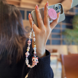 Phone Strap Korea 3d Lucu Pesona Beruang Cinta Hati Ikatan Simpul Ponsel Rantai Tali Manik Lanyard Gantung Cord Gelang