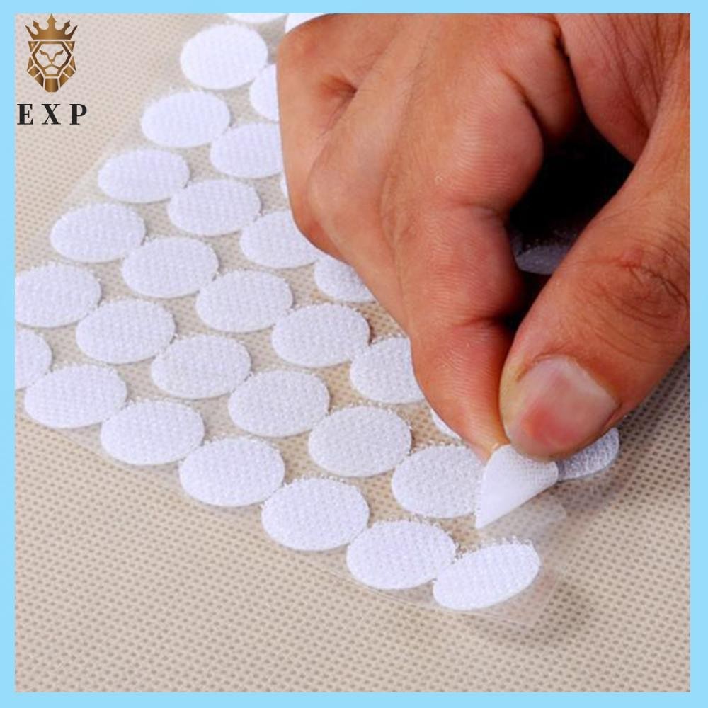 [ ระเบิด1.th ] 100 คู ่ Dot Sticker Hook Loop พร ้ อม Snap Fastener Dot Sticker สําหรับกระเป ๋ าถือ