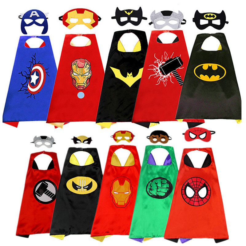 เสื้อคลุมไหล่ หน้ากากคอสเพลย์ Super hero สําหรับเด็กทารก