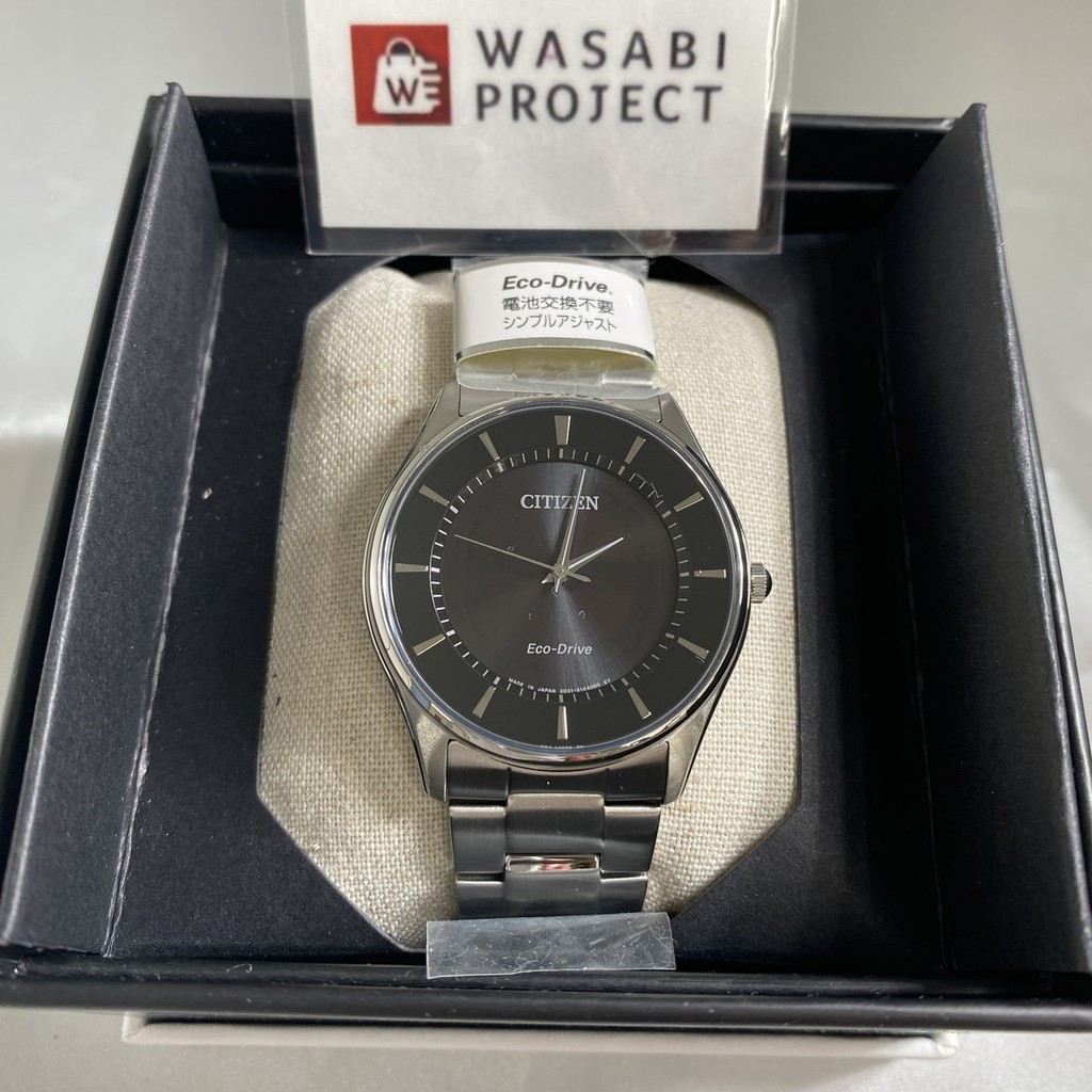 [Authentic★Direct from Japan] CITIZEN BJ6480-51E Unused Eco Drive Sapphire glass Black SS Men Wrist watch นาฬิกาข้อมือ