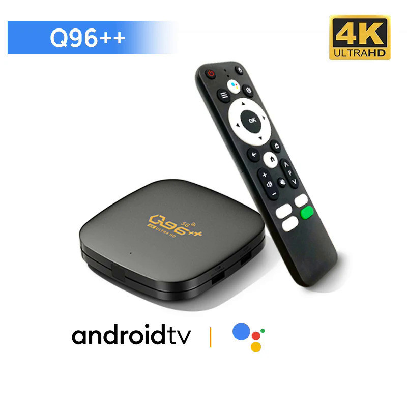 Q96 PlusPlus ATV กล่อง 2GB 16GB 4K HD GK63 Quad-core 64-bit Cortex A55 WiFi 4G 5G BT 5.0 Android 13 